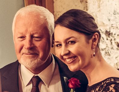 Danielle Conlan with her father Chris before his death