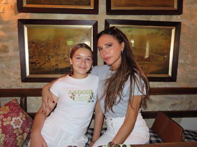 Victoria Beckham and Harper Seven Beckham