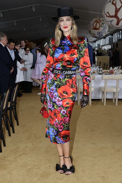 Delta Goodrem during 2022 Melbourne Cup Day at Flemington Racecourse on November 1, 2022 in Melbourne, Australia. (Photo by Sam Tabone/Getty Images)