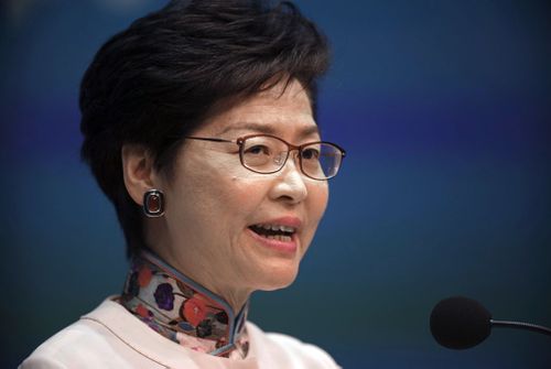Hong Kong chief executive Carrie Lam.