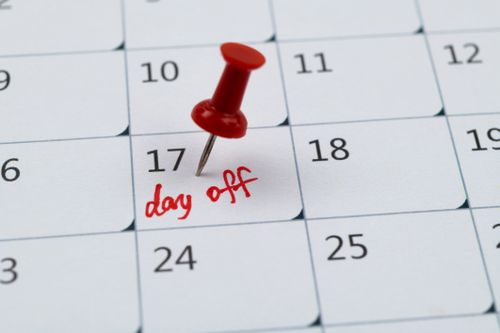 O calendário foi marcado com o dia. estoque
