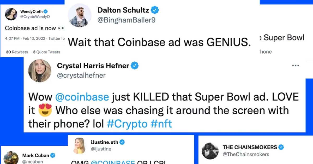 Coinbase: Bizarre QR code Super Bowl ad crashes cryptocurrency exchange