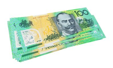 Pile of Australian money