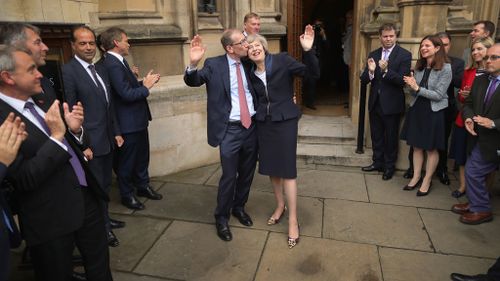 Theresa May and her husband Philip (Getty)