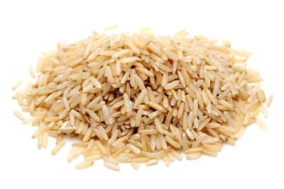 Brown rice: 20 micrograms per &frac12; cup (125ml)