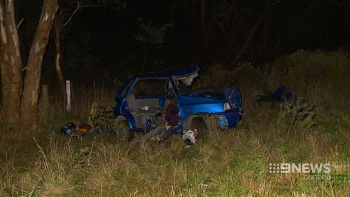 Police believe speed may have been a factor in the crash. (9NEWS)
