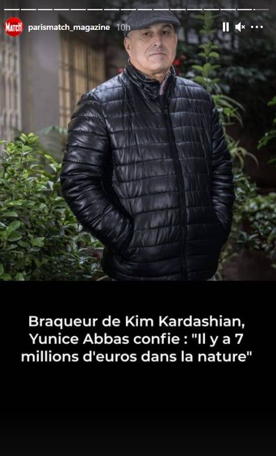 Yunice Abbas promotes his new book J'ai Séquestré Kim Kardashian (I Kidnapped Kim Kardashian). 