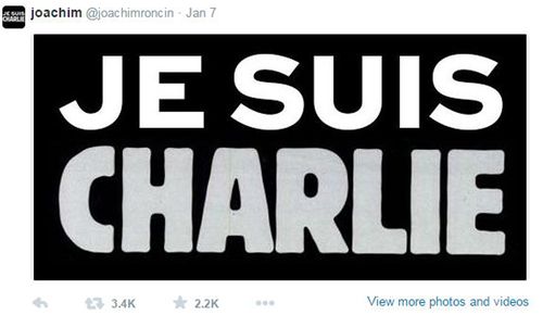 Roncin never expected his slogan to go viral when he tweeted it after the Paris attacks. (Twitter)