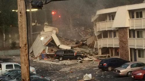 The blast is believed to have been triggered by a gas leak. (Q13 FOX)