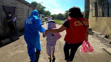 Nine children have been rescued from an abuse ring in the Philippines. 
