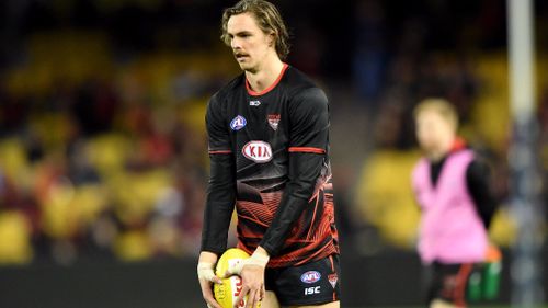 Daniher, 23, on the field. (AAP)