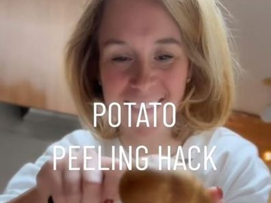 Potato peeling hack