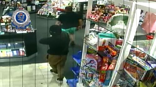 Authorities say the man attempted to rob the store while aiming the firearm towards a staff member. Picture: Supplied.