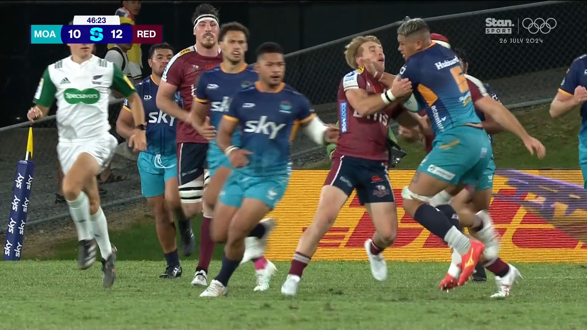 'Deliberate abuse': Queensland Reds stars slapped with bans after costly loss to Moana Pasifika