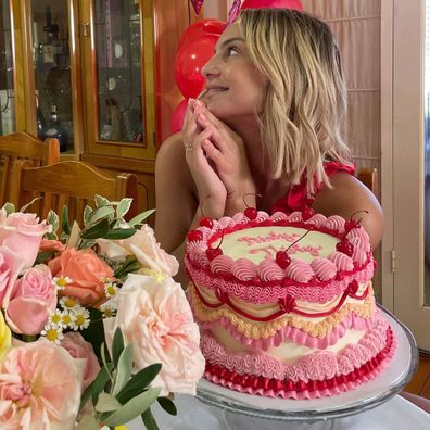 Domenica Calarco celebrating her 30th birthday