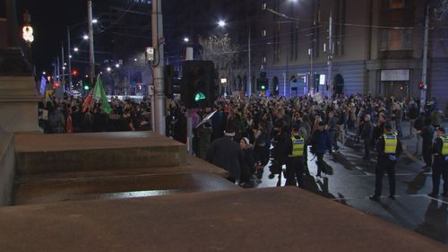 Flinders Street protests