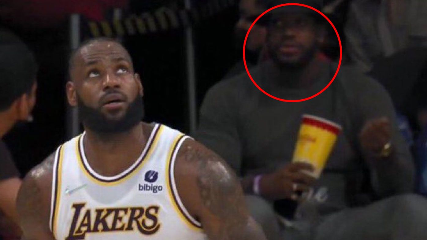NBA: LeBron James lookalike during LA Lakers win over Houston, star reacts  on Instagram