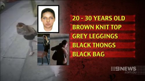 Anyone who recognises the woman is urged to contact Crime Stoppers. (9NEWS)