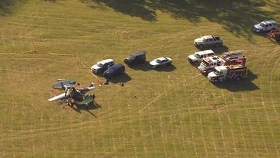 A plane carrying three people crashed in Franklin, North Carolina, on September 18.