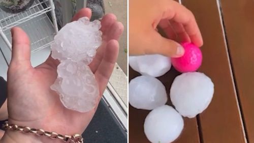 Gympie Queensland hail storm wild weather