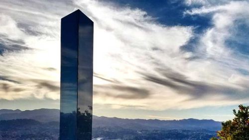 The monolith on Pine Mountain in Atascadero, California.