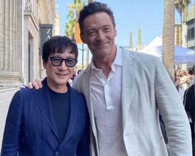 Hugh Jackman and ke Huy Quan