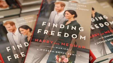 Copies of 'Finding Freedom' are stacked up in Waterstones Piccadilly  on August 11, 2020 in London, England.