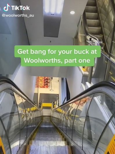 Woolies Australia TikTok video
