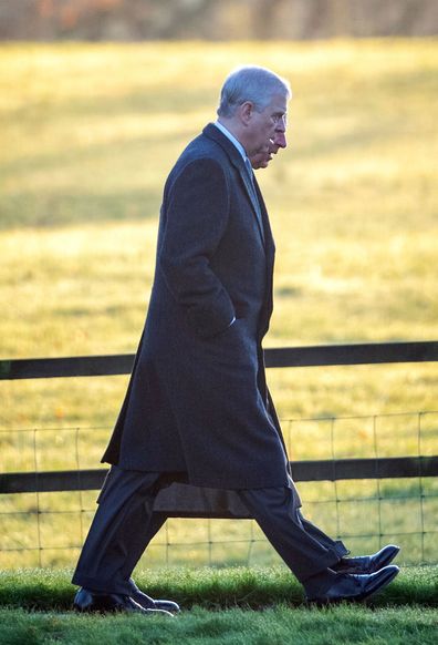 Prince Charles Prince Andrew Christmas Day Sandringham church