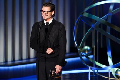 Pedro Pascal speaks onstage during the 75th Primetime Emmy Awards at Peacock Theater on January 15, 2024 in Los Angeles, California. (Photo by Monica Schipper/WireImage)
