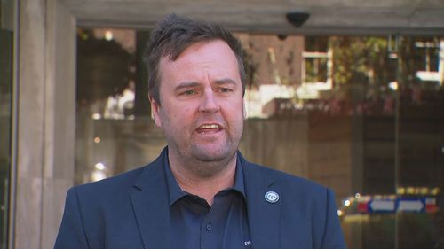 RTBU NSW Branch Secretary, Toby Warnes