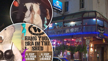 The Woolshed on Hindley Street&#x27;s bra size promotion