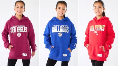 Kmart kids NRL official hoodies