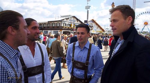 Steinfort travelled to Oktoberfest in Munich. 