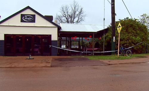 The gunman entered the cafe at about 6:30am this morning.