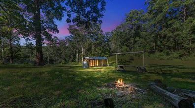 Buyer $1.5 million foldable timber shack sold Queensland Domain 