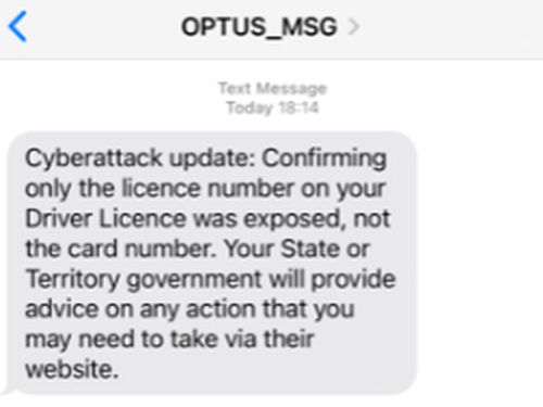 More than a week after suffering one of Australia's biggest ever cyber attacks, Optus is scrambling to fill customers with confidence after a long period of poor communication, as the Government calls for an urgent end to the confusion.This afternoon and evening customers across the country have reported receiving SMS messages relating to the level of data breach they have been exposed to.