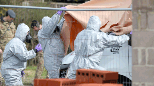 The nerve agent attack in Salisbury, UK, injured 38 people. (PA)