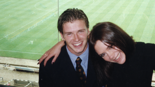 David Beckham and Victoria Adams