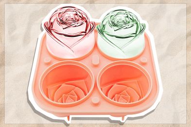 9PR: Large Silicone Rose Ice Cube Tray