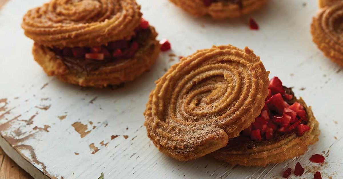 Spanish-style churro stacks with Nutella and seasonal fruit - 9Kitchen