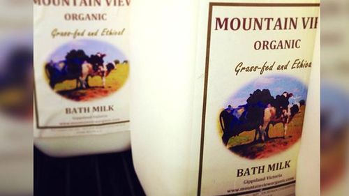 Raw milk is often marketed as a beauty or cosmetic product. (Supplied)