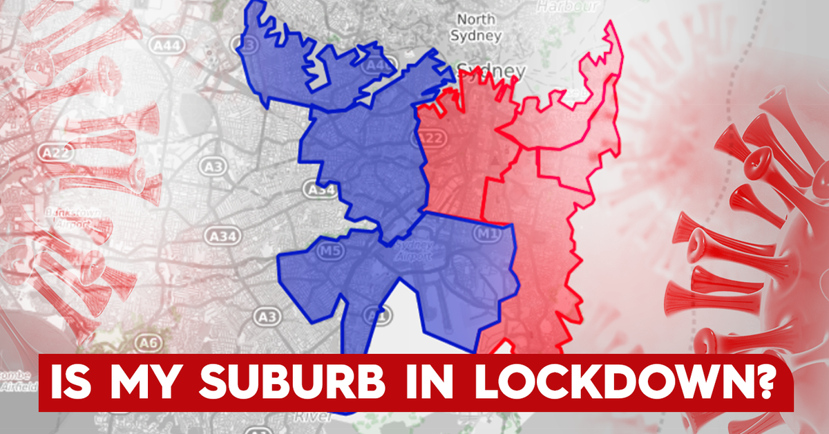 City Of Sydney Lga Map Coronavirus Nsw Lockdown Restrictions Update: What Lga Am I In And Is My  Suburb In Lockdown? | Lgas Explainer