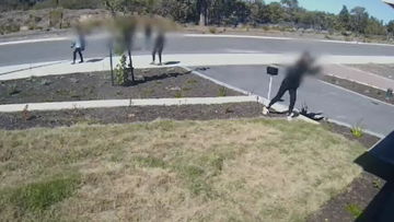 A Perth family are being terrorised by a gang of youths targeting their home.