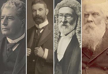 Who was sworn in as interim prime minister on January 1, 1901?