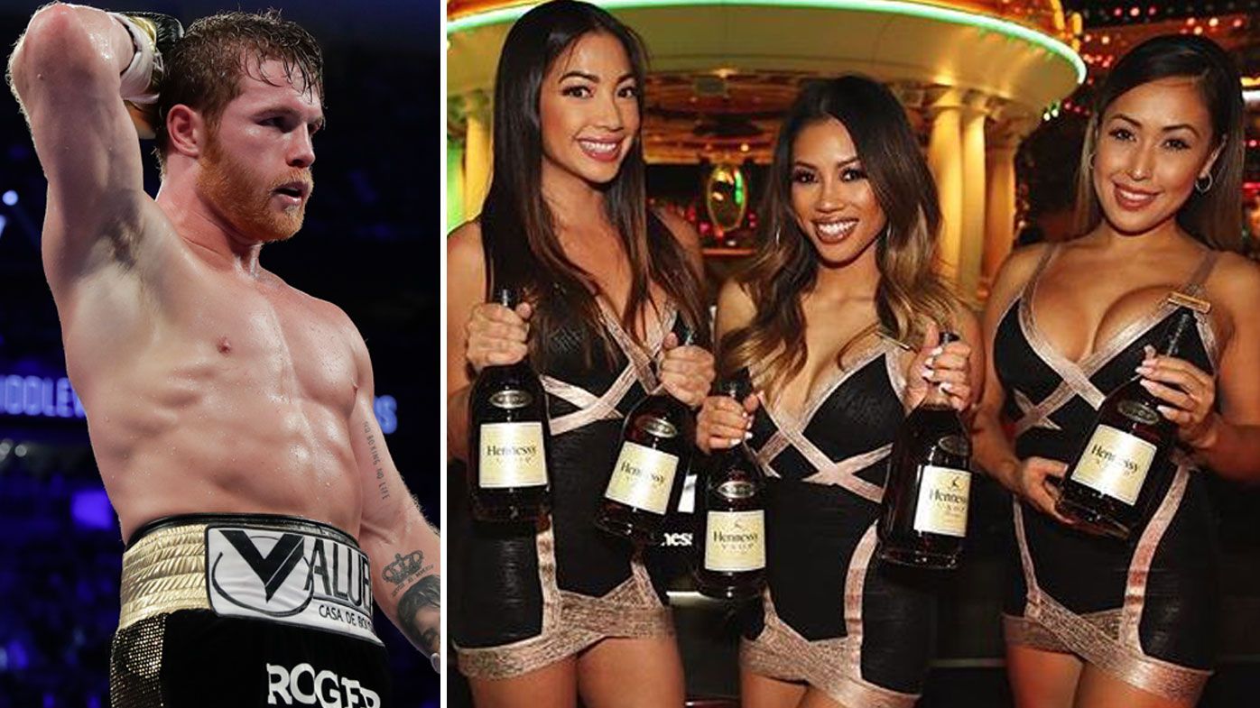 Canelo Alvarez revels at lavish after-party following victory over Gennady Golovkin