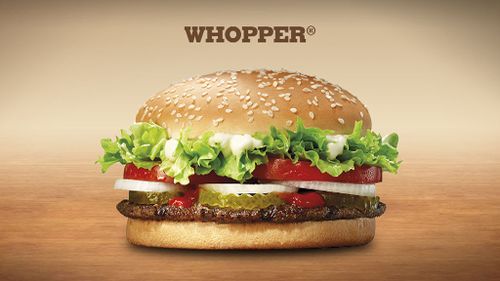 Burger King's iconic Whopper. (Burger King)