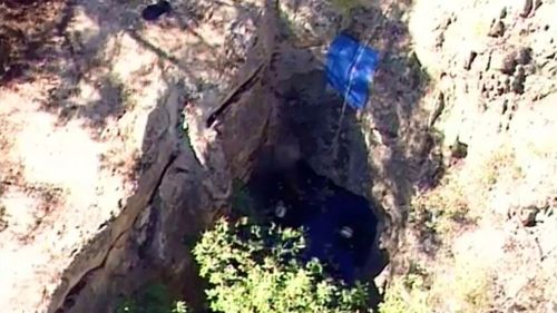 The remains of a 56-year-old were found in a mine shaft in Whroo. (9NEWS)