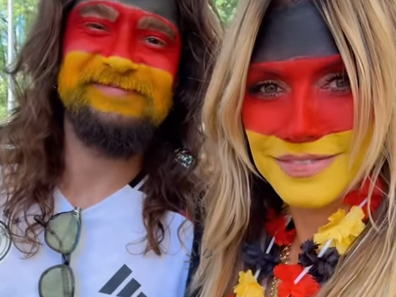 Heidi Klum supports Germany at Euro 2024