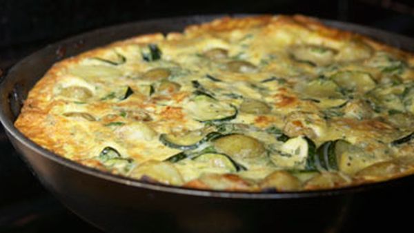 Organic-egg omelette